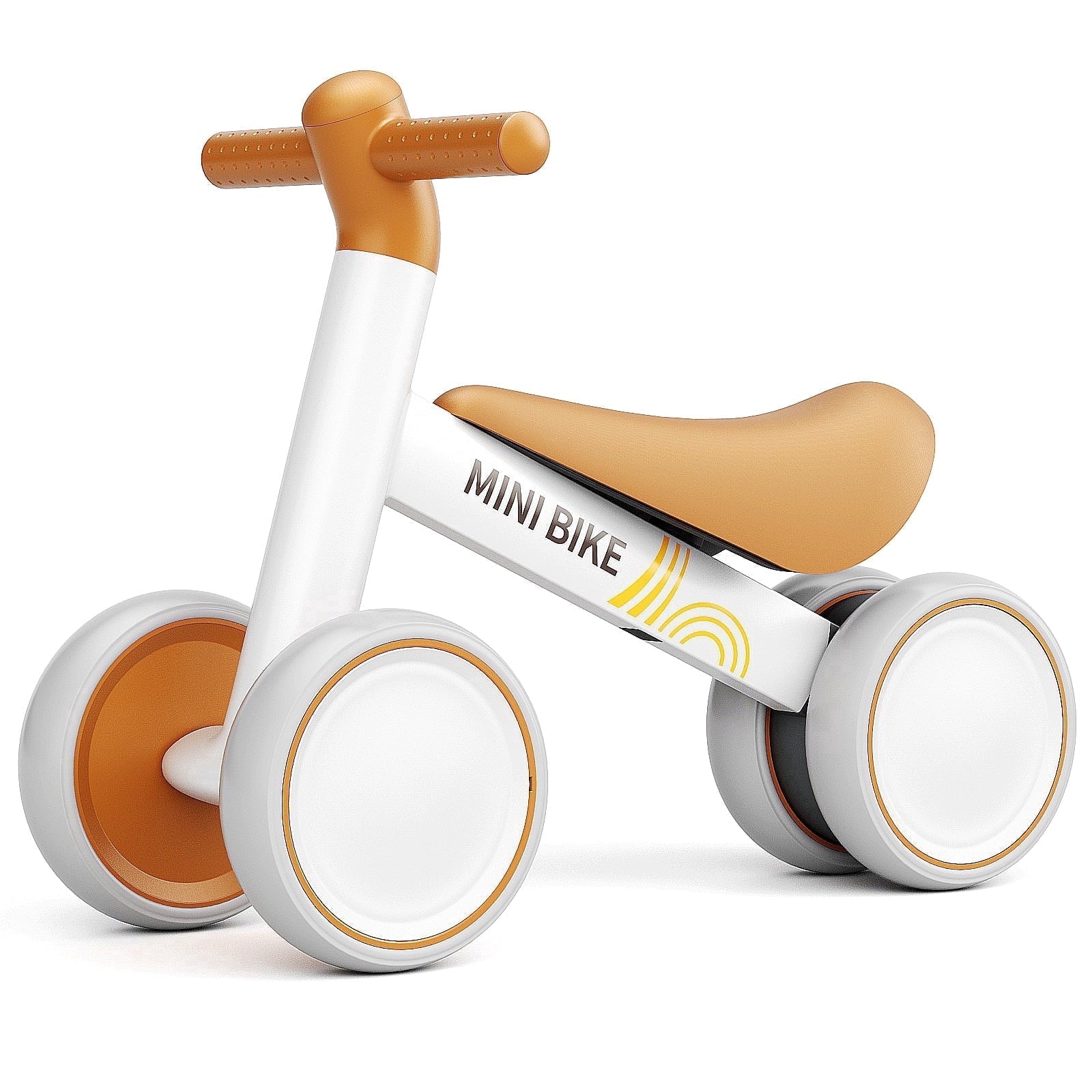 GLAF Baby Balance Bike for 12-36 Months , Toddler balance bike with 4 Wheels , Indoor & Outdoor Bike Riding Toy, First B-day Gift