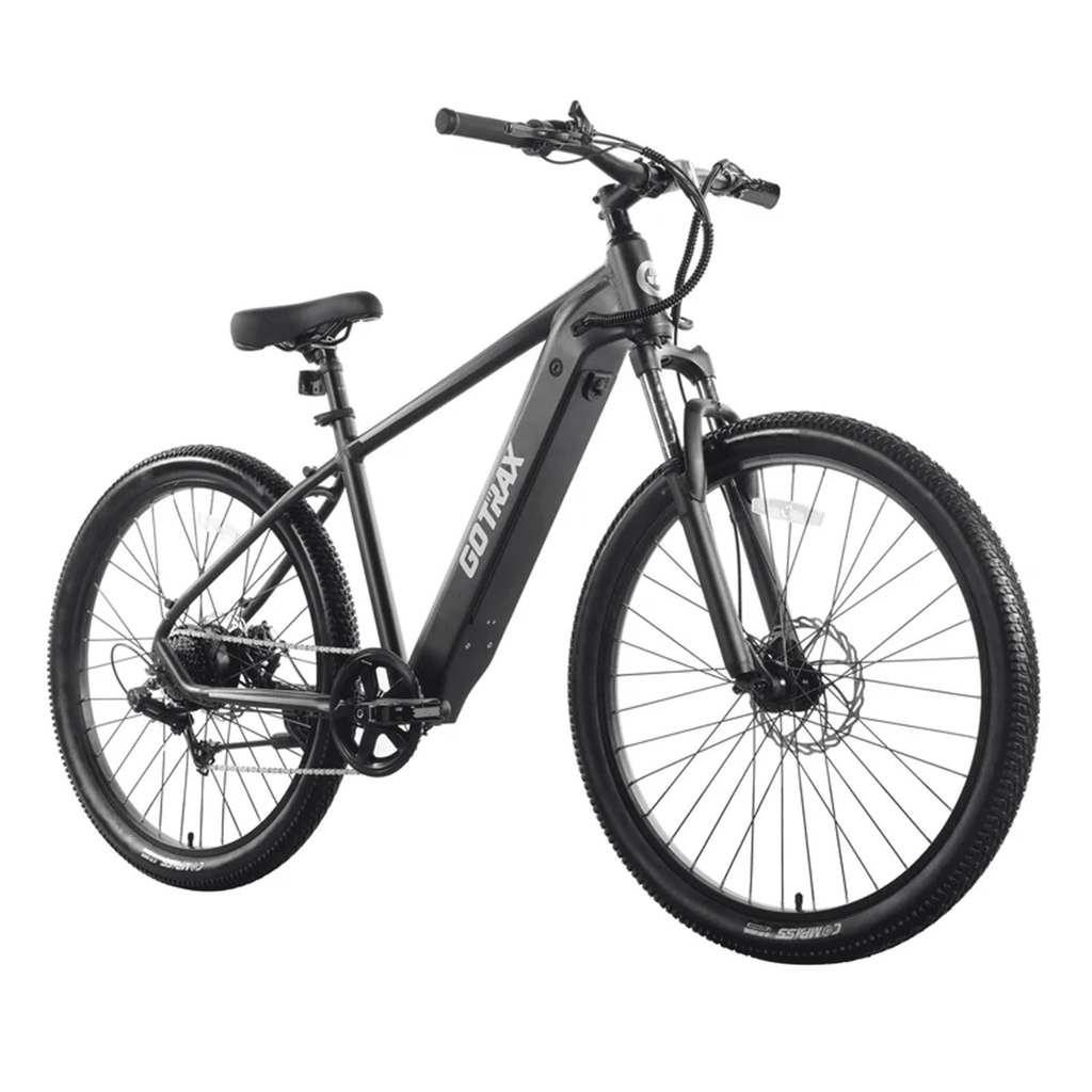 GOTRAX Approach 27.5 Step Over Electric Mountain Adult Bike with 350W Motor 20 MPH Up to 264lb, Black