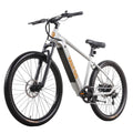 GOTRAX D1RT 27.5 Adult Electric Mountain Bike, 350W 36V 10.4Ah Shimano 7 Speed 20mph Up to 300lb E-Bike,Grey