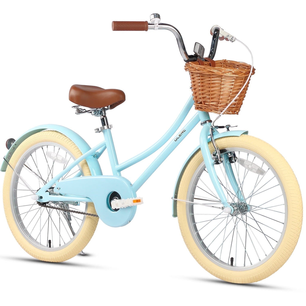 Glerc Little Molly 20 inch Kids Girls Bike for 7-13 Years Old Child,gifts,Blue