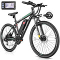 Gocio Electric Bike for Adults, 27.5 E-Mountain Bike, Lockable Suspension Fork, 750W Peak Power Motor, 48V/10.4AH, 19.8 MPH, 21 Speed, UL 2849