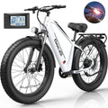 Gocio UL2849 Certified 26x4.0 Fat Tire Electric Bike for Adults, 1500W Peak Motor, 48V 15Ah Battery, 25MPH Max Speed, Off-Road Mountain E-bike