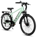 HILAND 26 Electric Bike for Adults with 500W Brushless Motor, 40Miles 20MPH Electric Mountain Bike with 36V 7.8AH Removable Battery UL2849,Green