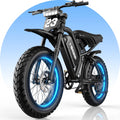 HeloKeep Electric Bike for Adults, 1500W Peak, 20x4 Fat Tire Off-Road Electric Mountain Bike, 48V 17.5Ah Removable Battery UL 2849 Certified, Full Suspension, 30 MPH