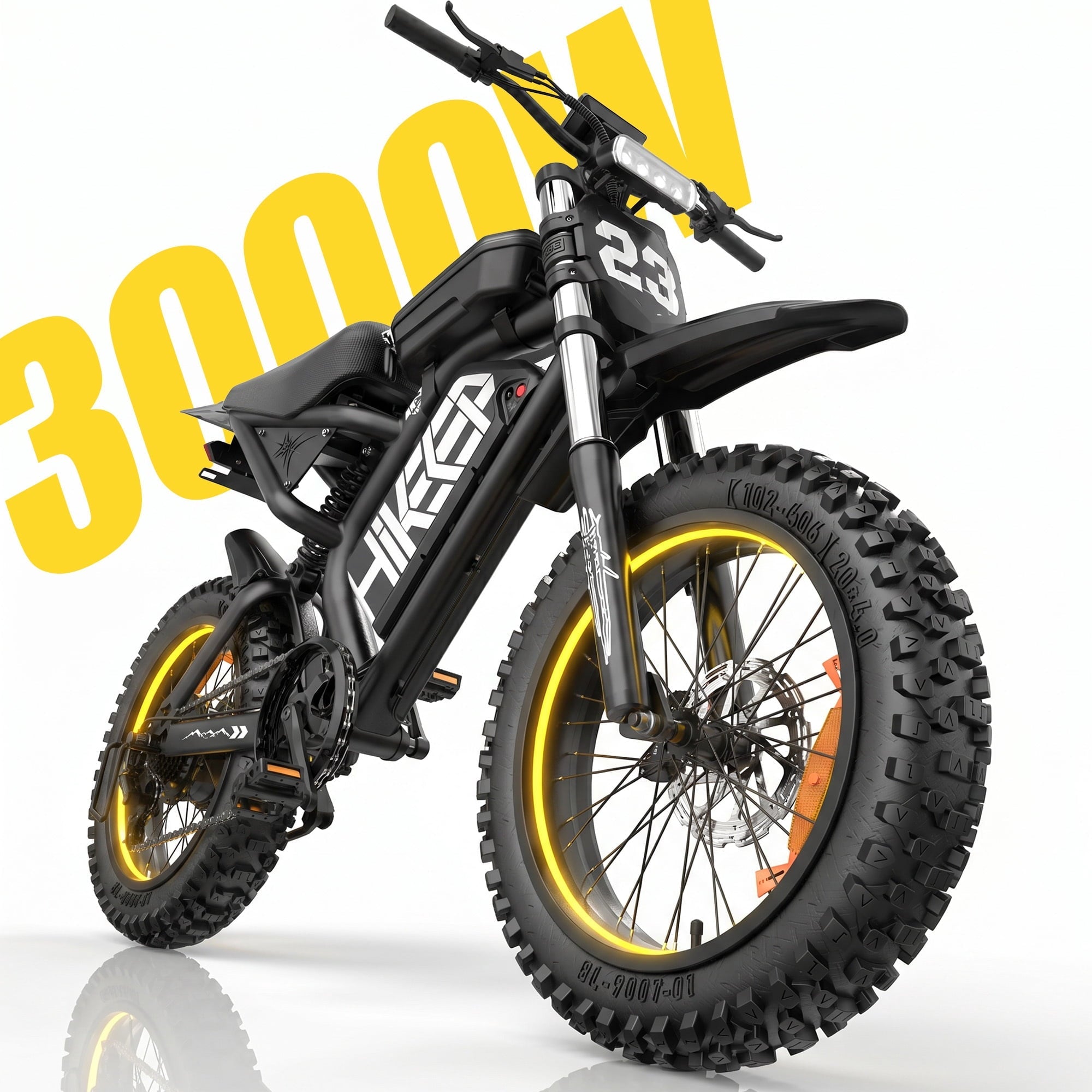 HiKeep 750W 1500W Fat Tire Electric Bike for Adults, 48V 17.5Ah Battery Ebike, Full Suspension E-Bike, Long Range Mountain Electric Bicycle, UL2849