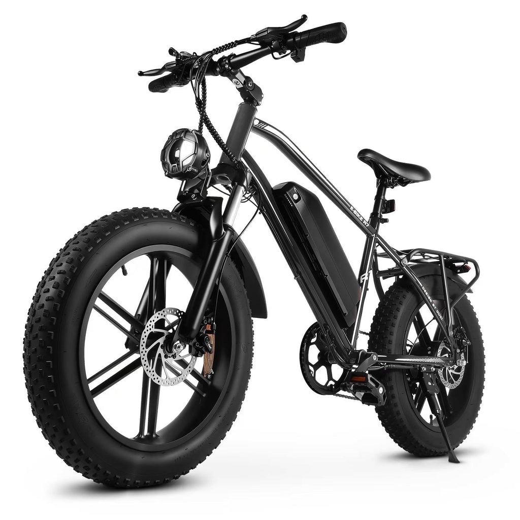 Hipatoo Peak 1000W Electric Bike for Adults, 20X4.0 Fat Tire E bike, 48V/13Ah Battery 25MPH Mountain Bike, 38 Miles Range Electric Bicycle for Cycling, 7-Speed E-bike, Ebike for Adults UL2849