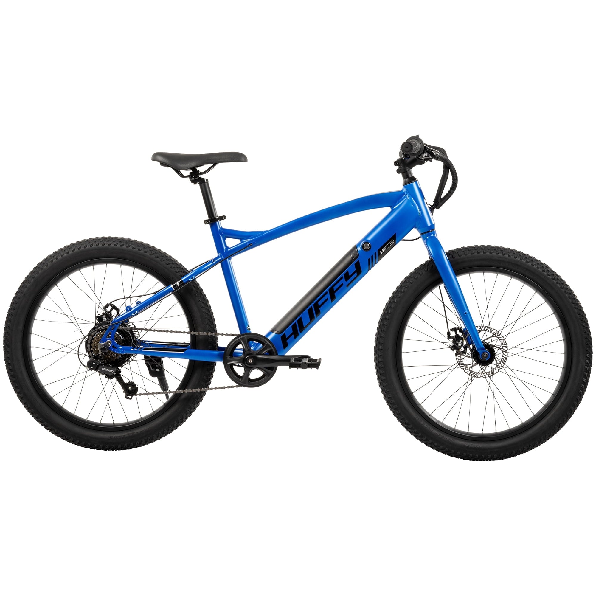Huffy 24 Quantis 36V Electric Bike, Fits Riders 56 - 68, Cobalt, Teen/Adult, Unisex