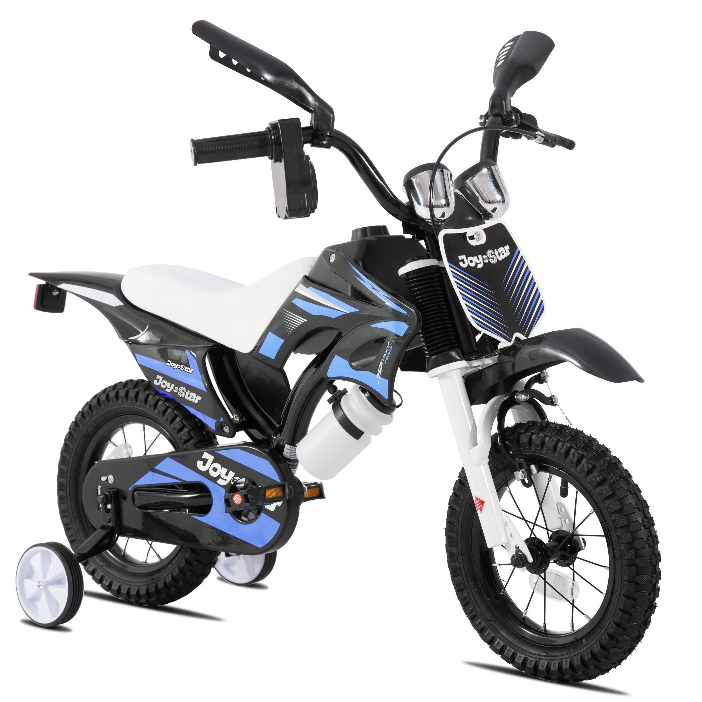JOYSTAR Motocross Style Kids Bike for Boys Girls Ages 2-4 Years, 12 Inch Children Bicycles Black