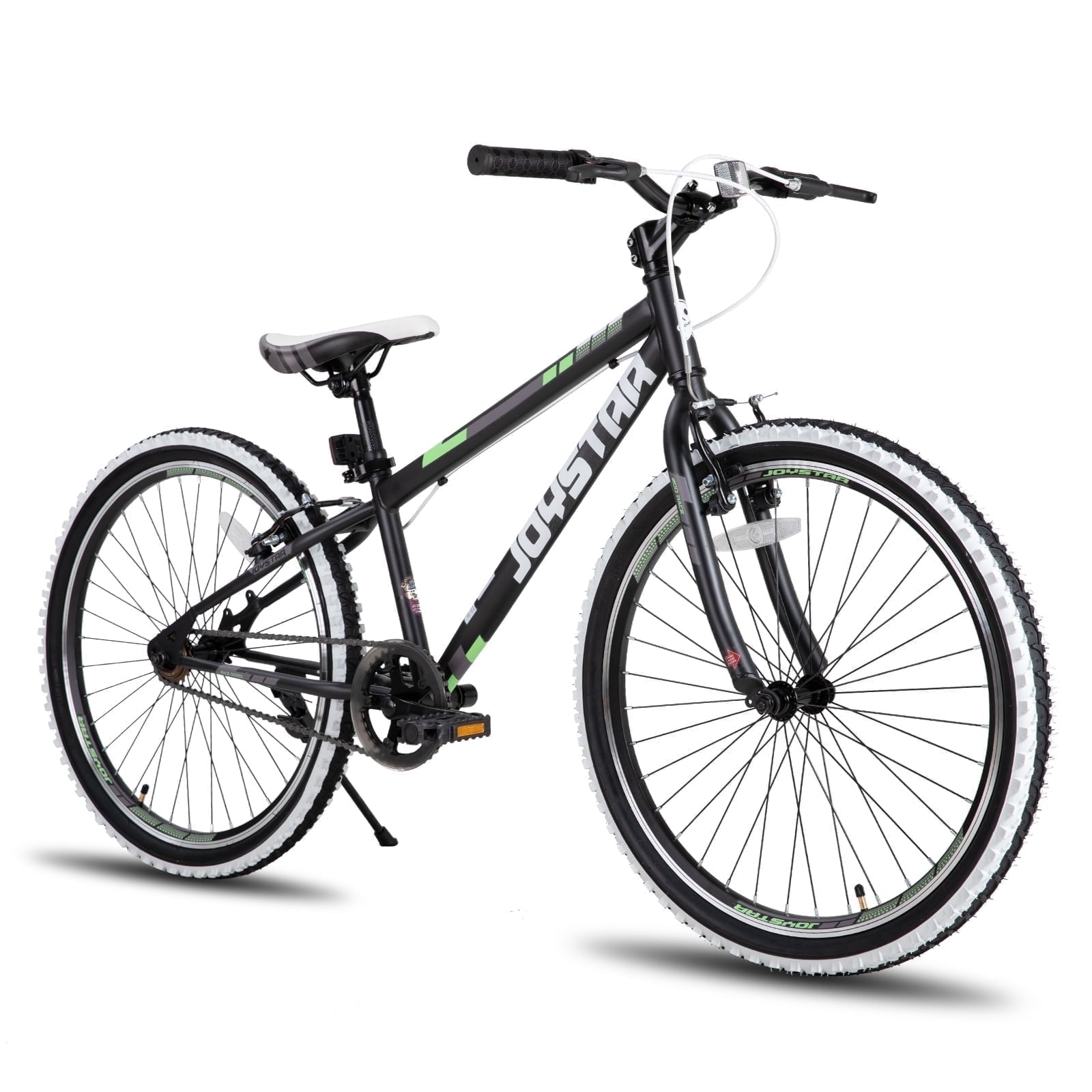 JOYSTAR Lubbock 20 24 Inch Kids Bike for Boys & Girls Ages 7-12 Years Hardtail Mountain Bike for Kids with 1-Speed/7-Speed Drivetrain, White Wall Knobby Tires, Kids' Bicycle