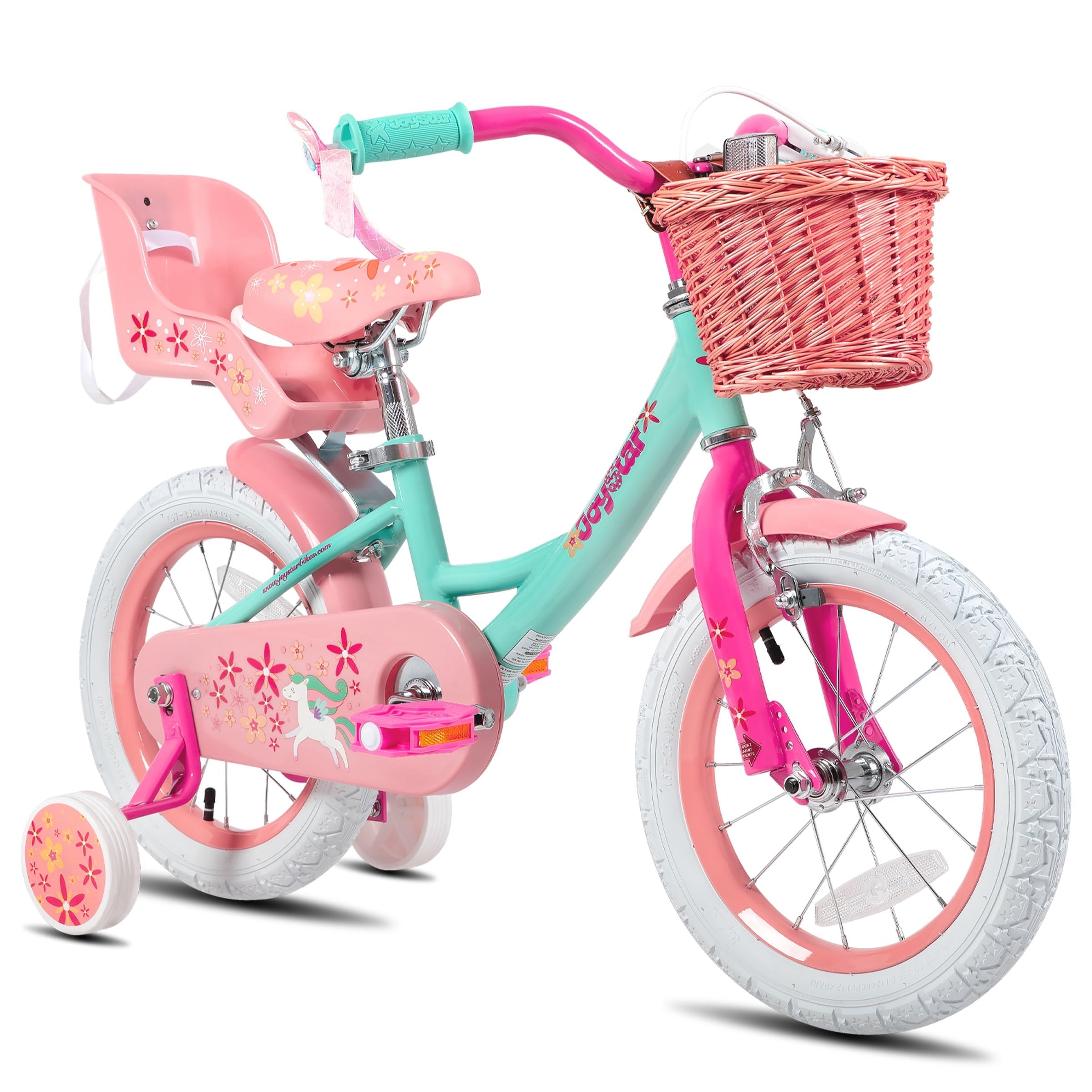 Joystar Unicorn 12inch Girls' Bike, Purple
