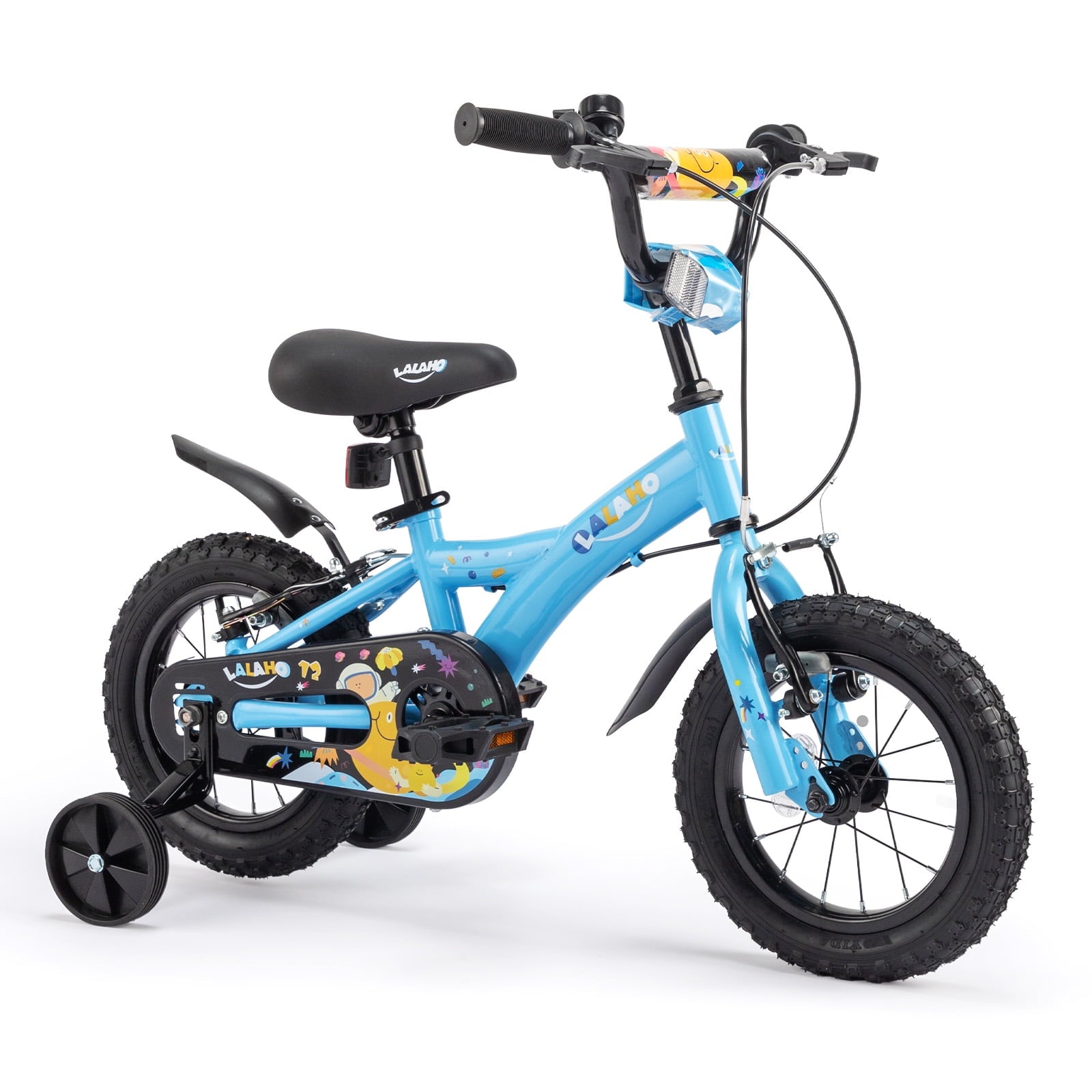 Ktaxon Bike, 18 Inch Bicycle with Training Wheels and Kickstand, Easy to Assemble, Learning to Ride, Blue