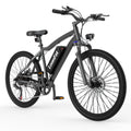 Loonfat E26 26-inch Adult Electric Bike (Black), 750W Peak, 36V 10.4Ah Battery, 35-Mile Range, High Carbon Steel Frame, 7-Speed, UL 2849 Certified