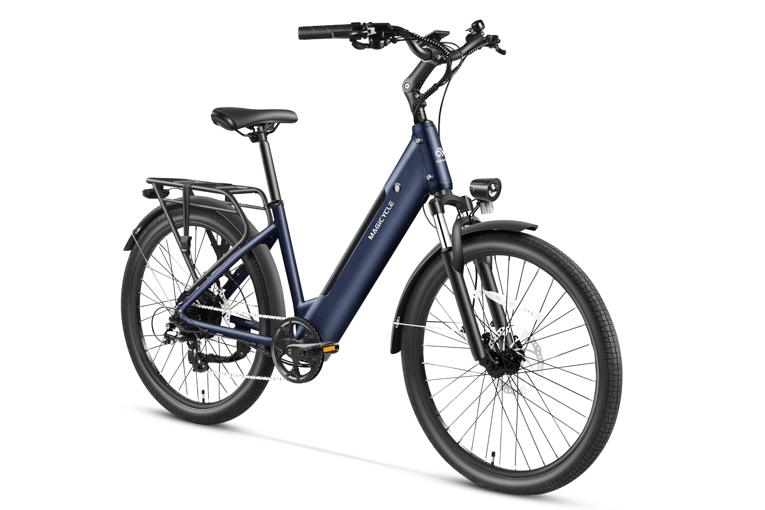 Magicycle 26'' Commuter City Electric Bike for Adults,750W Brushless Motor Ebike with 48V 15Ah Removable Battery, 60 Miles, 28mph Max Speed, 7 speed Electric Bicycle, UL2849