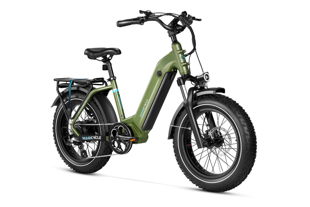 Magicycle Electric Bike for Adults, 750W Ebike with 52V 20Ah Removable Battery, 100 Miles, 28mph Max Speed, 7 speed,20'' Fat Tires Commuter City Cruiser Electric Bicycles, UL2849