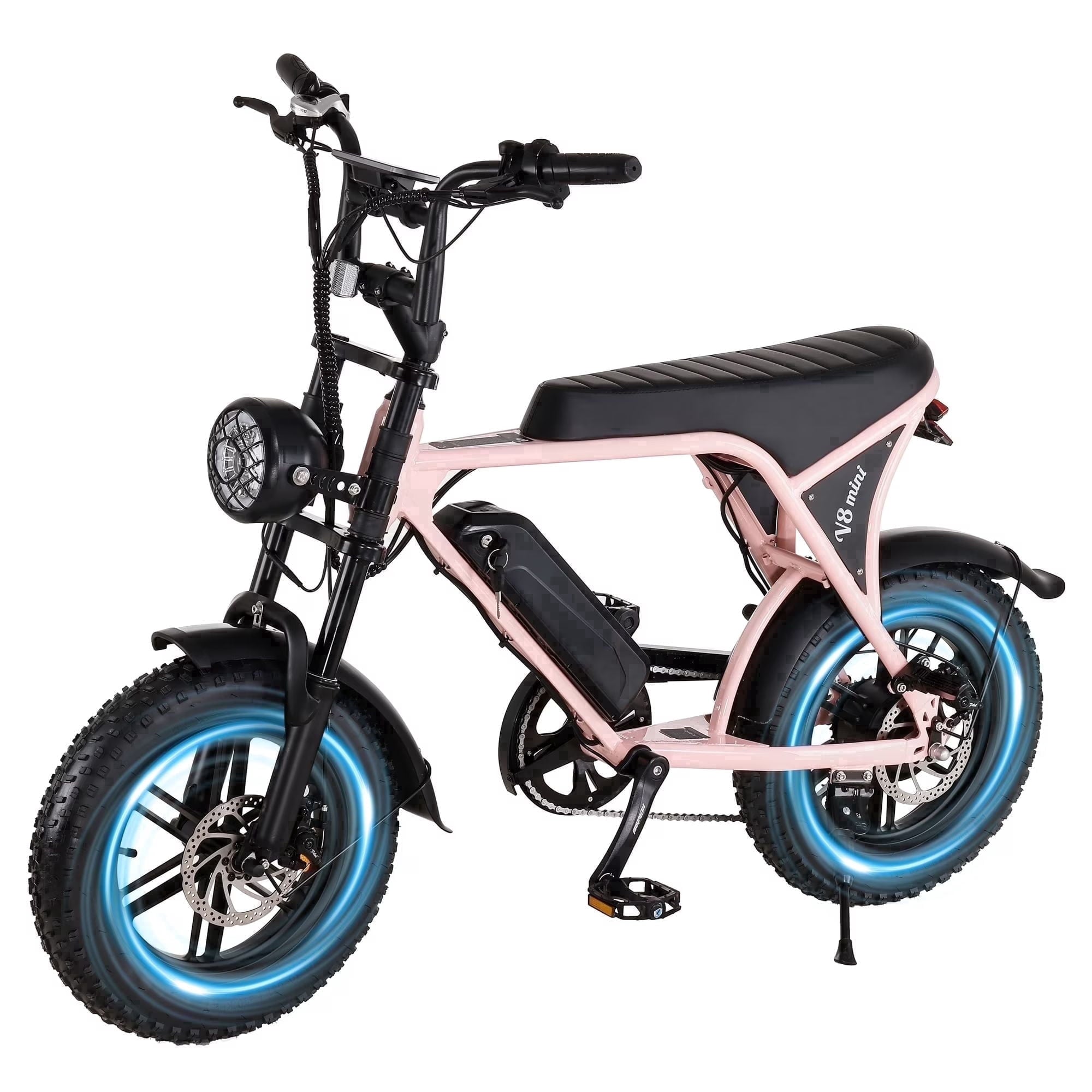OUXI V8 Electric Bike for Adults, 20 Fat Tire Electric Mountain Bike Peak 750W, 48V 15Ah Battery, UL2849