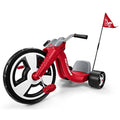Radio Flyer Big Flyer Sport Tricycle with Adjustable Seat and Racing Design, Red, Ages 3 to 7 Years
