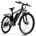 Saneagle 1000W Peak Electric Bike for Adults, City E-Bike, 52V 15Ah Removable Battery, 26 Tire, Shimano 21 Speed, UL 2849 Certified, Black