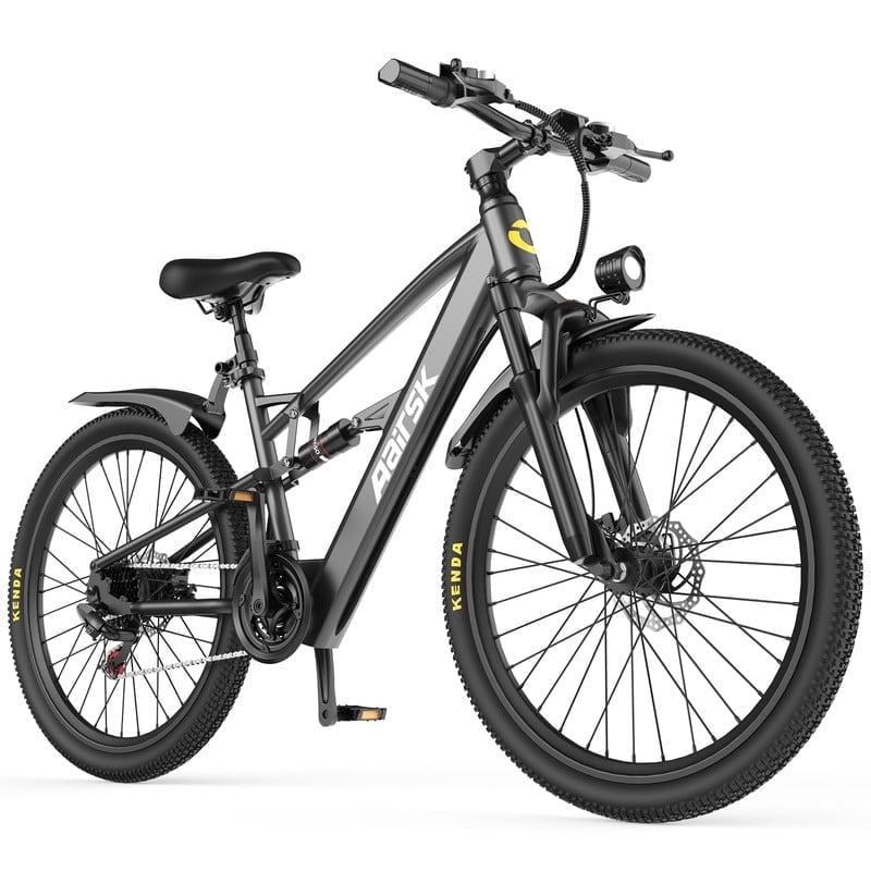 Unibike 26Electric Mountain Bike for Adults, 400W Brushless Motor Ebike, Top Speed 22MPH, 36V 13AH Lithium Battery, Gray