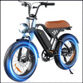 iSinwheel 750W Motor Electric Bike,Off-Road Mountain E-Bike,42V 15Ah Battery,20 Fat Tires,65miles,Suspension for Outdoor Cycling Ebike,UL2849 Tested