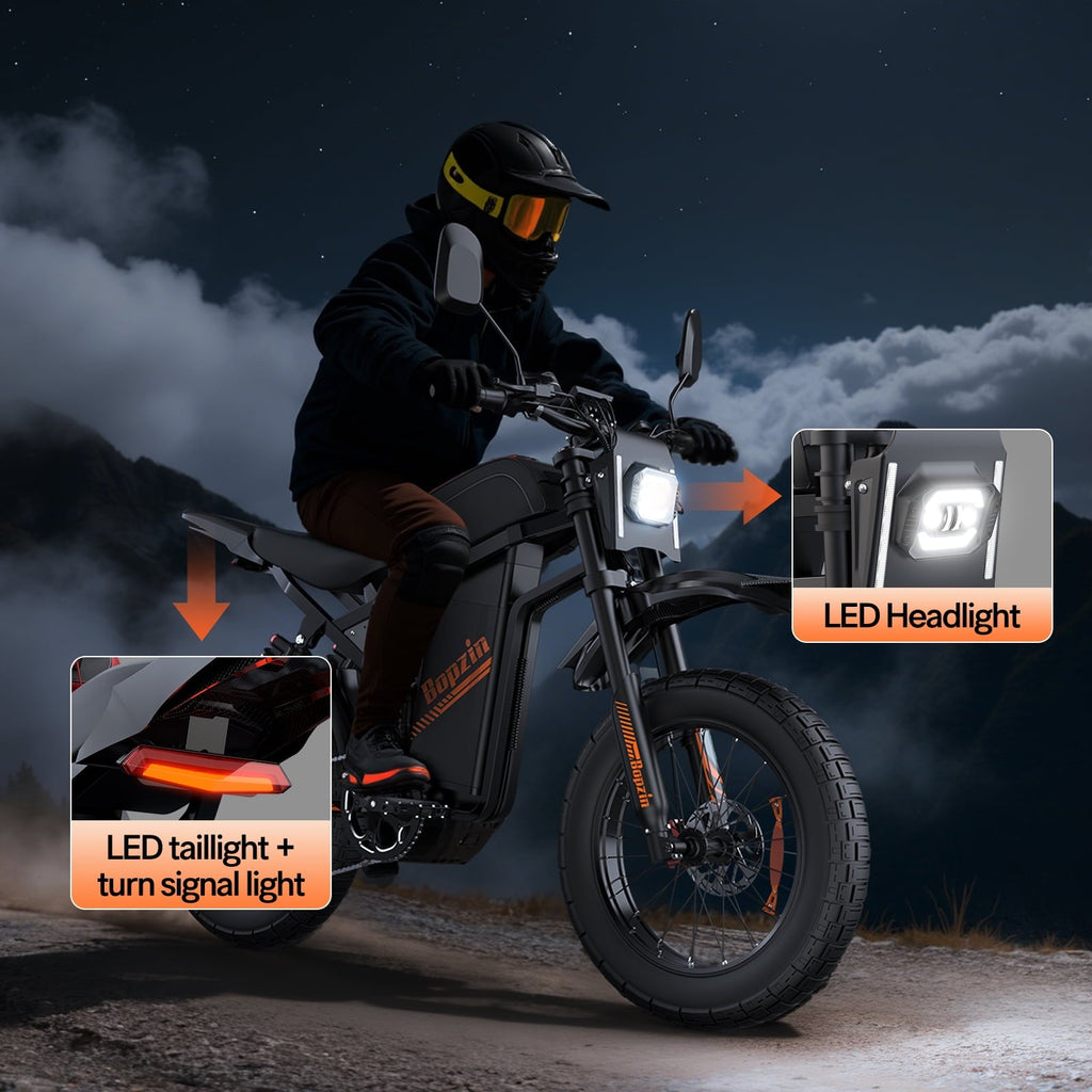 Electric Bike for Adults,1500W 35MPH,48V 20AH 30-80 Miles,20'' Fat Tire Mountain Bike with Rear Rack UL2849