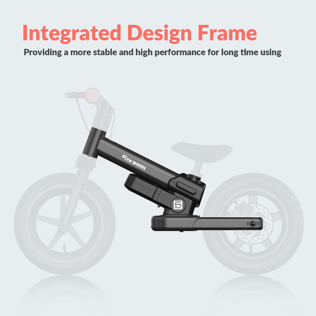 5TH WHEEL KB09 Electric Bike for Kids, 150W Electric Balance Bike Ages 3-8 Years Old, 12 Pneumatic Tire with Dual Brake, 3 Speed Modes Kid Electric Motorcycle