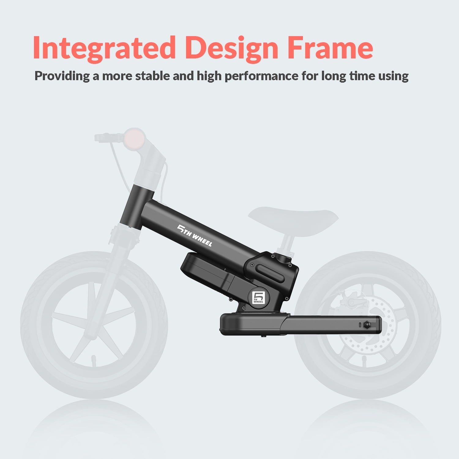 5TH WHEEL KB09 Electric Bike for Kids, 150W Electric Balance Bike Ages 3-8 Years Old, 12 Pneumatic Tire with Dual Brake, 3 Speed Modes Kid Electric Motorcycle