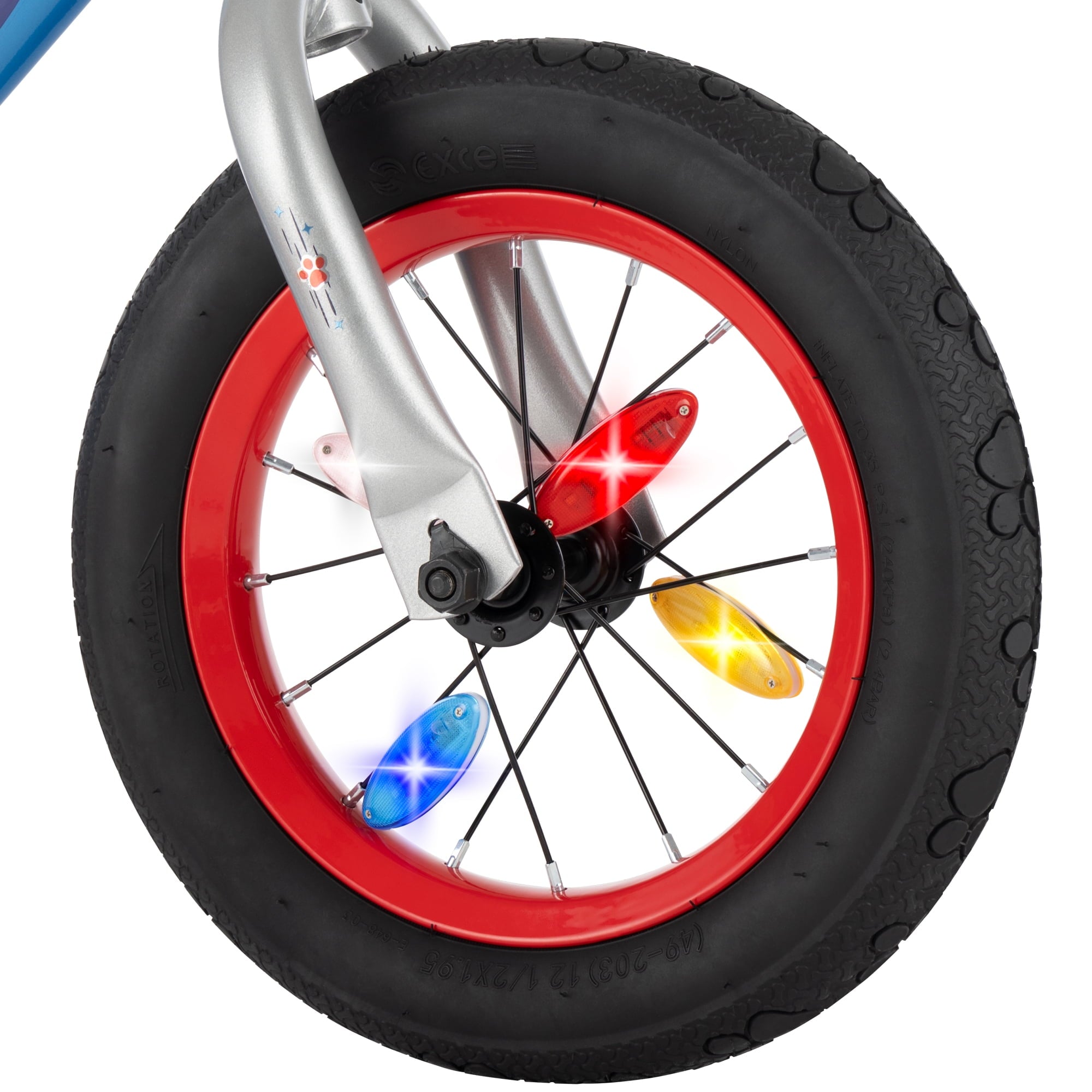 Huffy 12 Paw Patrol Kids' Bike, Fits Riders 37 - 42, Blue, Youth, Boy's