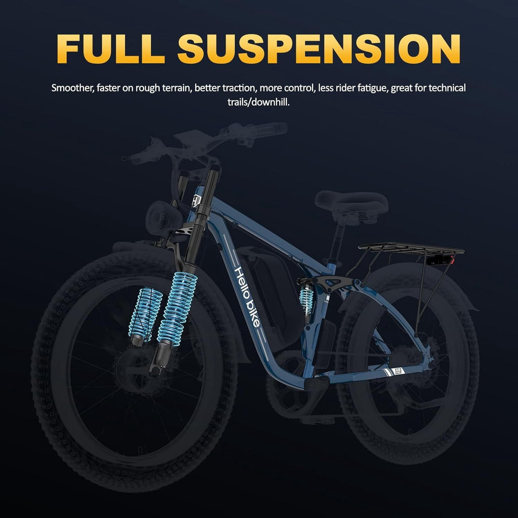 26 Electric Bike for Adult,5000w Dual Motors,up 100 Miles 52V 25Ah Ebike,26 x 4.0 Fat Tire Adult Bicycles for All Terrain,Mountain Commuter UL2849
