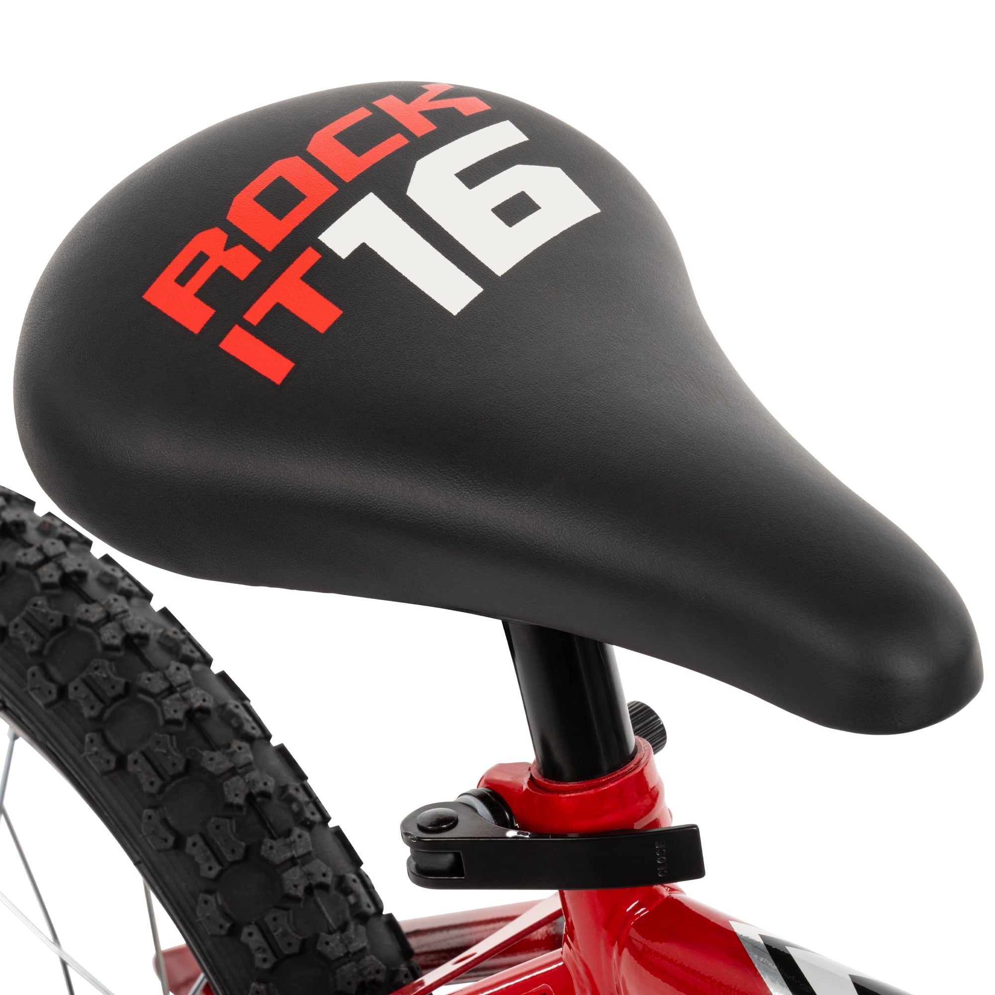 Huffy 16 Rock It Kids' Bike, Fits Riders 42 - 48, Red, Youth, Boys