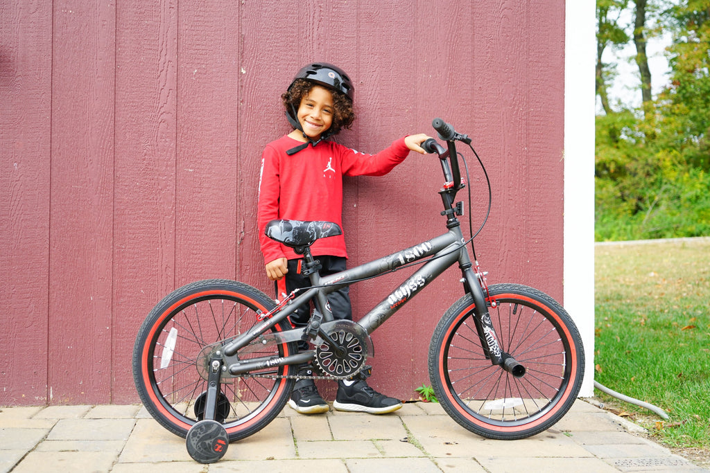 18 Kent Bicycle Abyss Freestyle BMX Bicycle, Fits Riders 3'2-4'2, Gray, Child, Unisex