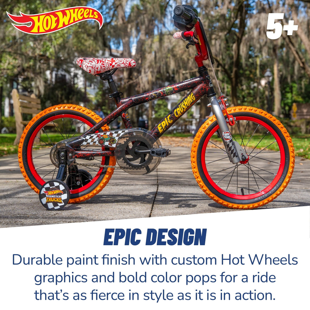 Dynacraft Hot Wheels 18-inch Boys BMX Bike For Age 6-9 Years