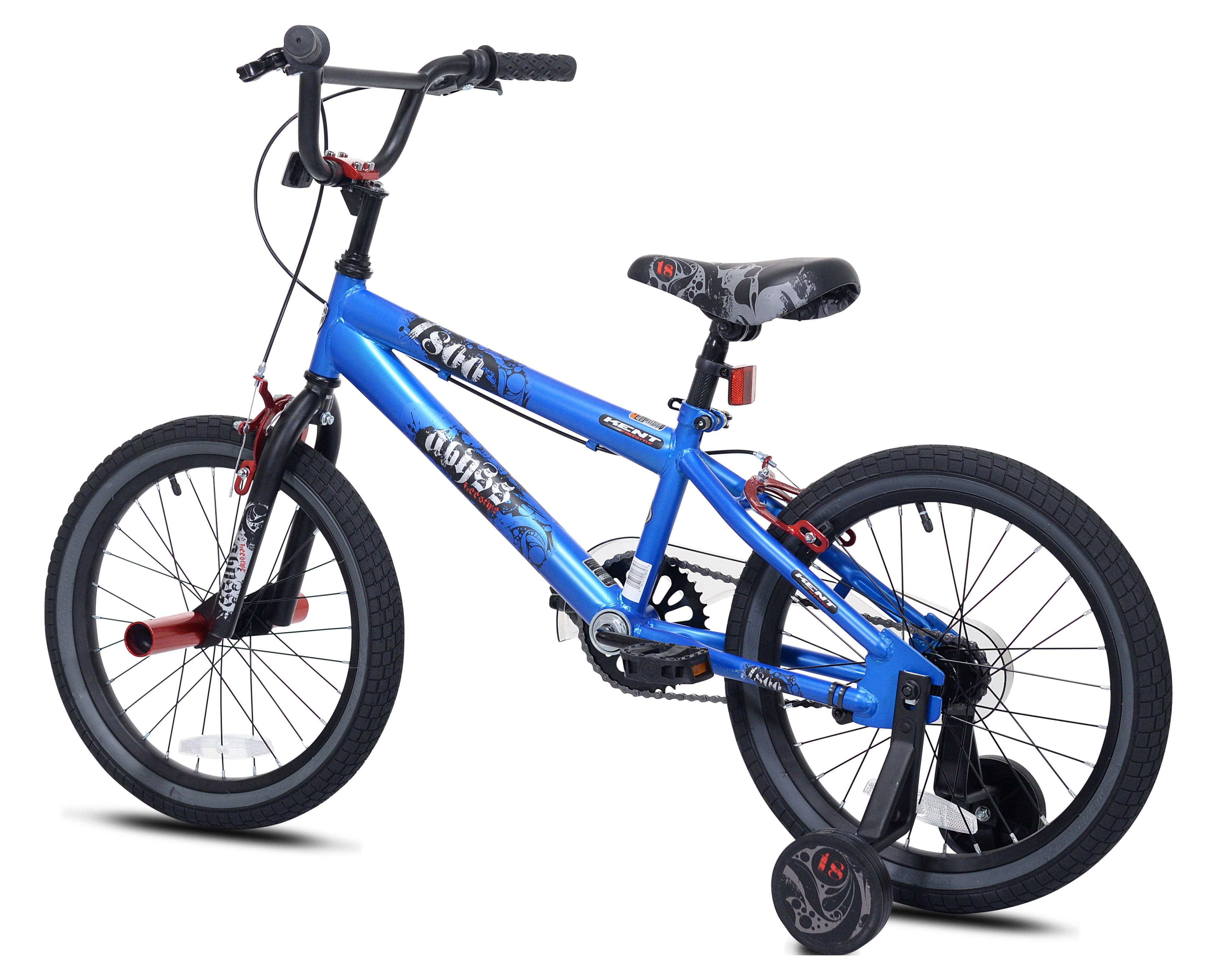 18 Kent Bicycle Abyss Boy's Freestyle BMX Child Bicycle, Blue