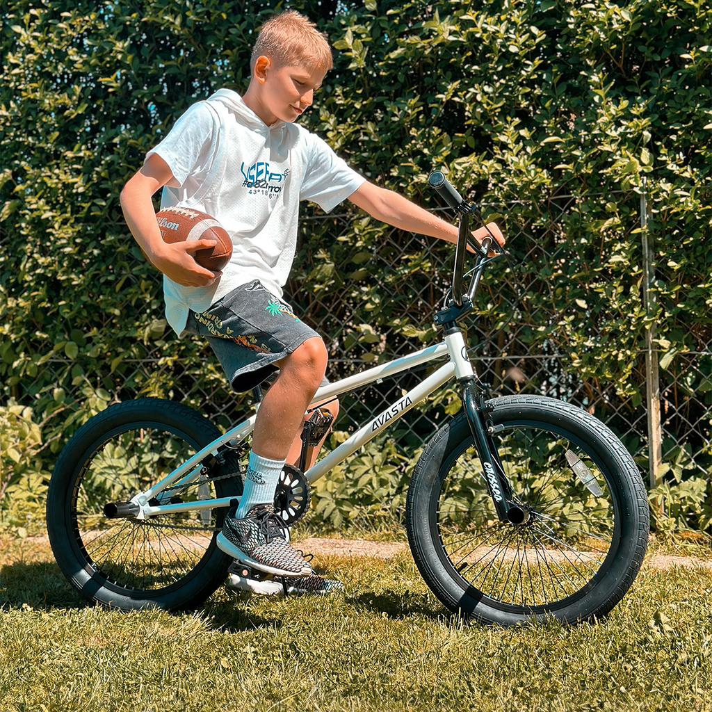 cubsala 18 in Freestyle BMX Kids Bike for Age 5-8 Years Old Boys Girls,Blue