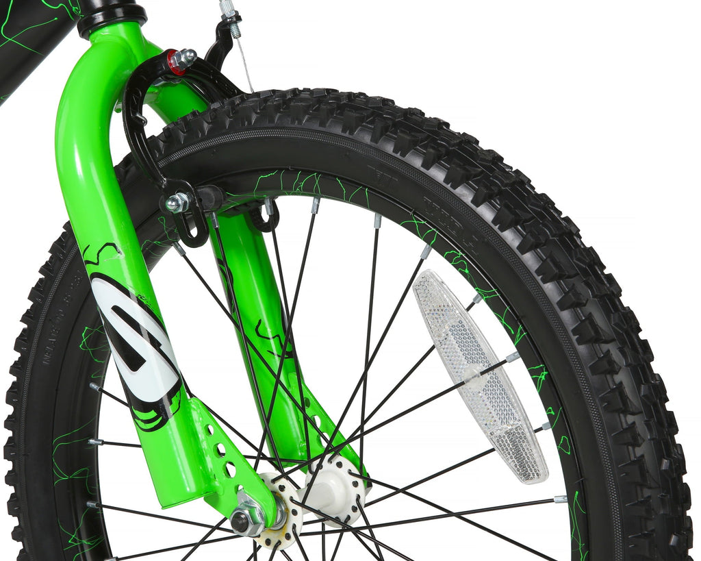 Dynacraft Surge Boys 18 BMX Bike, For Kids Age 6-9 Years, Green