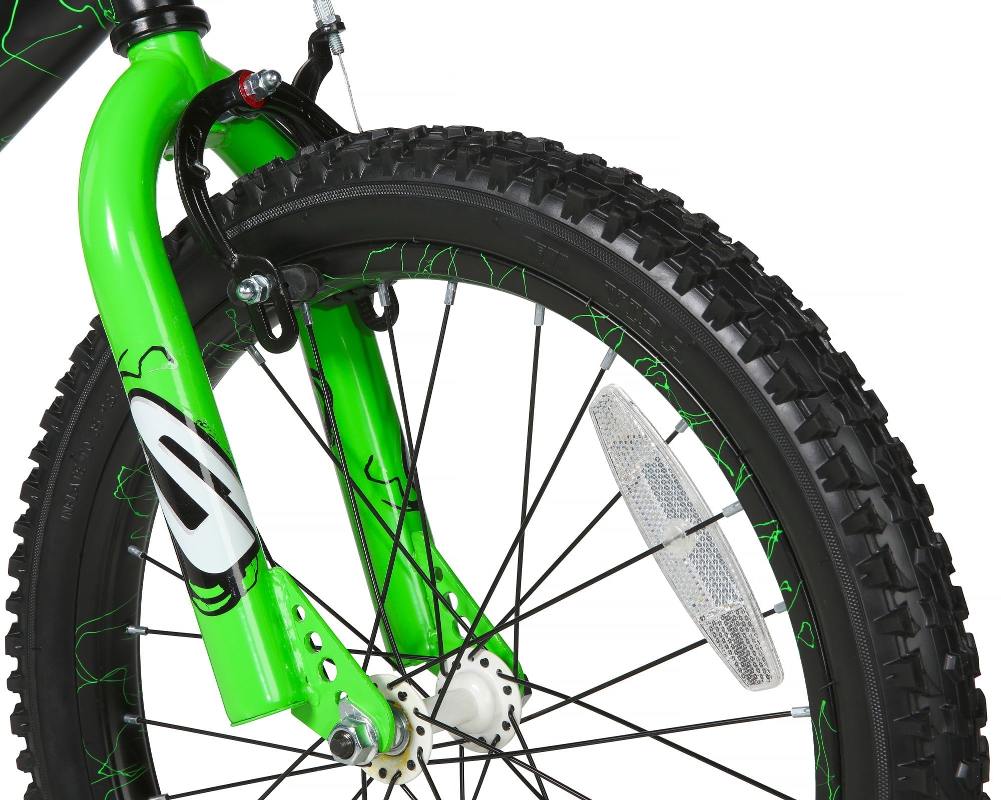 Dynacraft Surge Boys 18 BMX Bike, For Kids Age 6-9 Years, Green