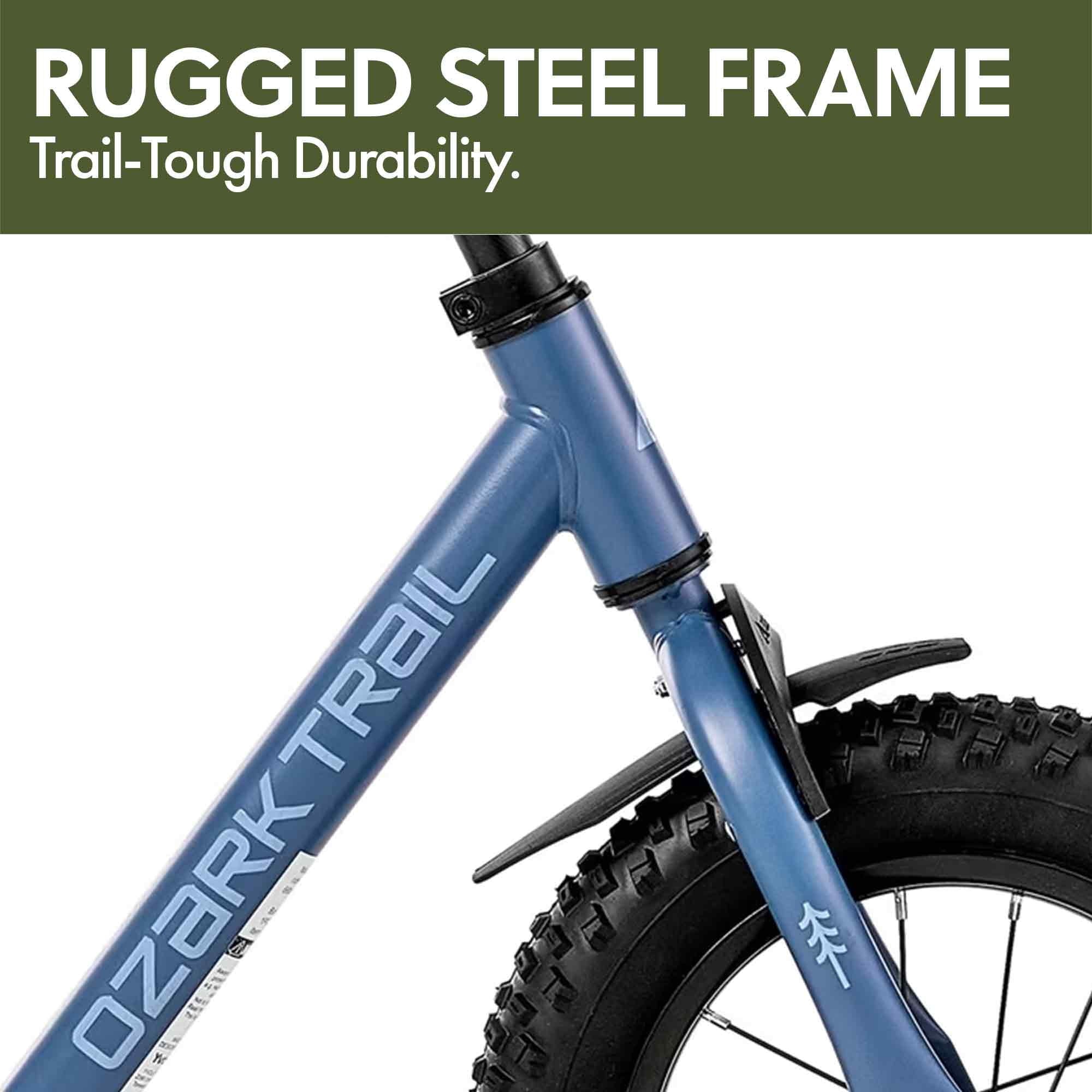 Ozark Trail 12 M.1 Timber Kids' Balance Bike, Blue, Unisex