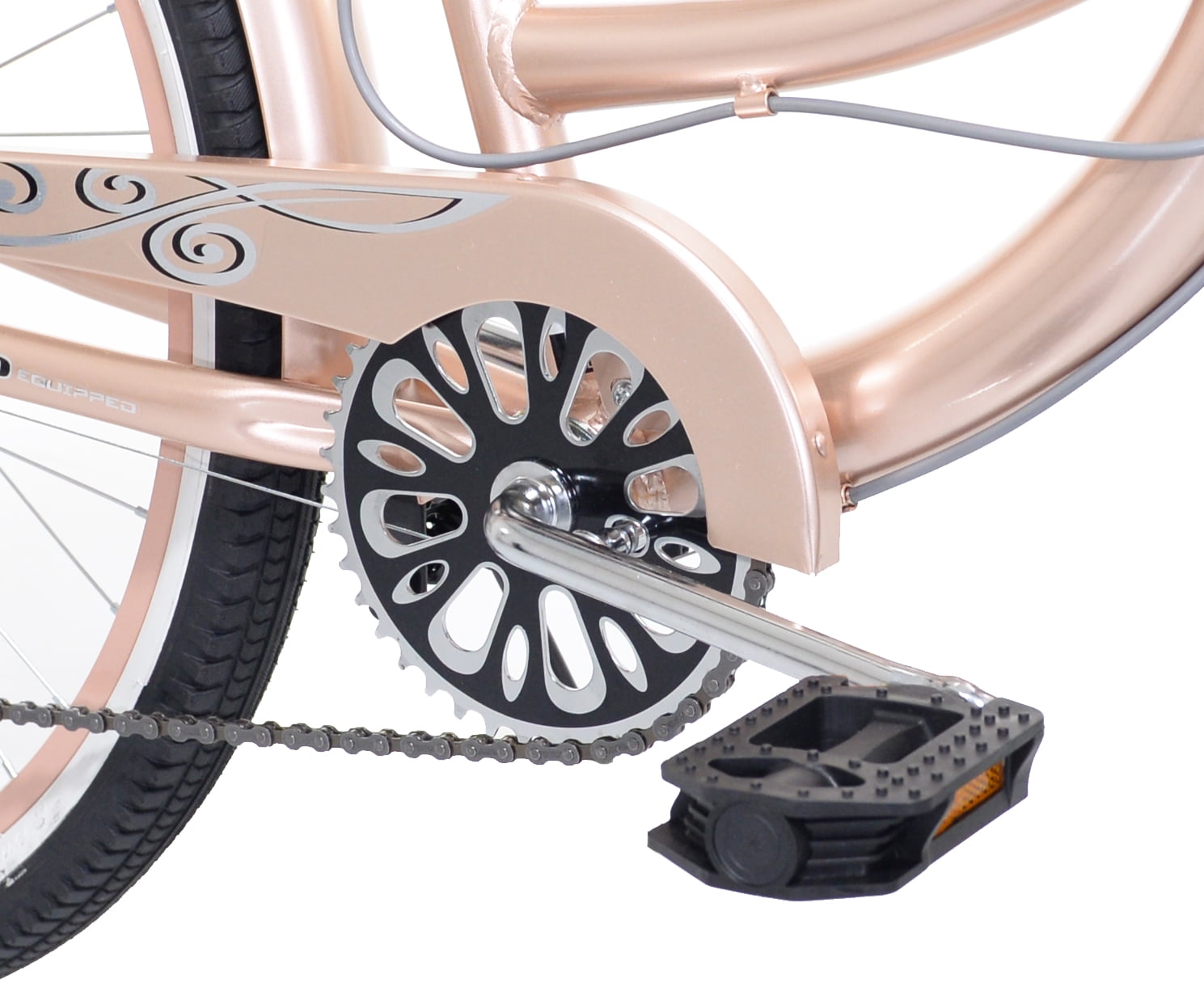 26 Kent Bayside Cruiser Bicycle, Fits Rider: 5'2-5'10, Rose Gold, Adult, Unisex