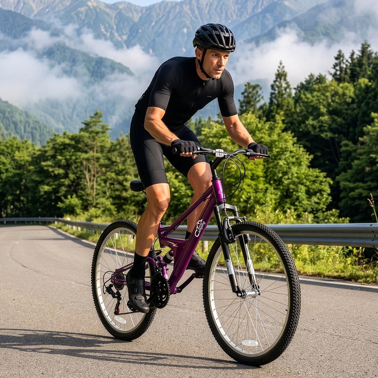 Ktaxon 26 inch 7 Speed Mountain Bike for Adult, Dual Shock Absorbers, Dual V Brake, Black