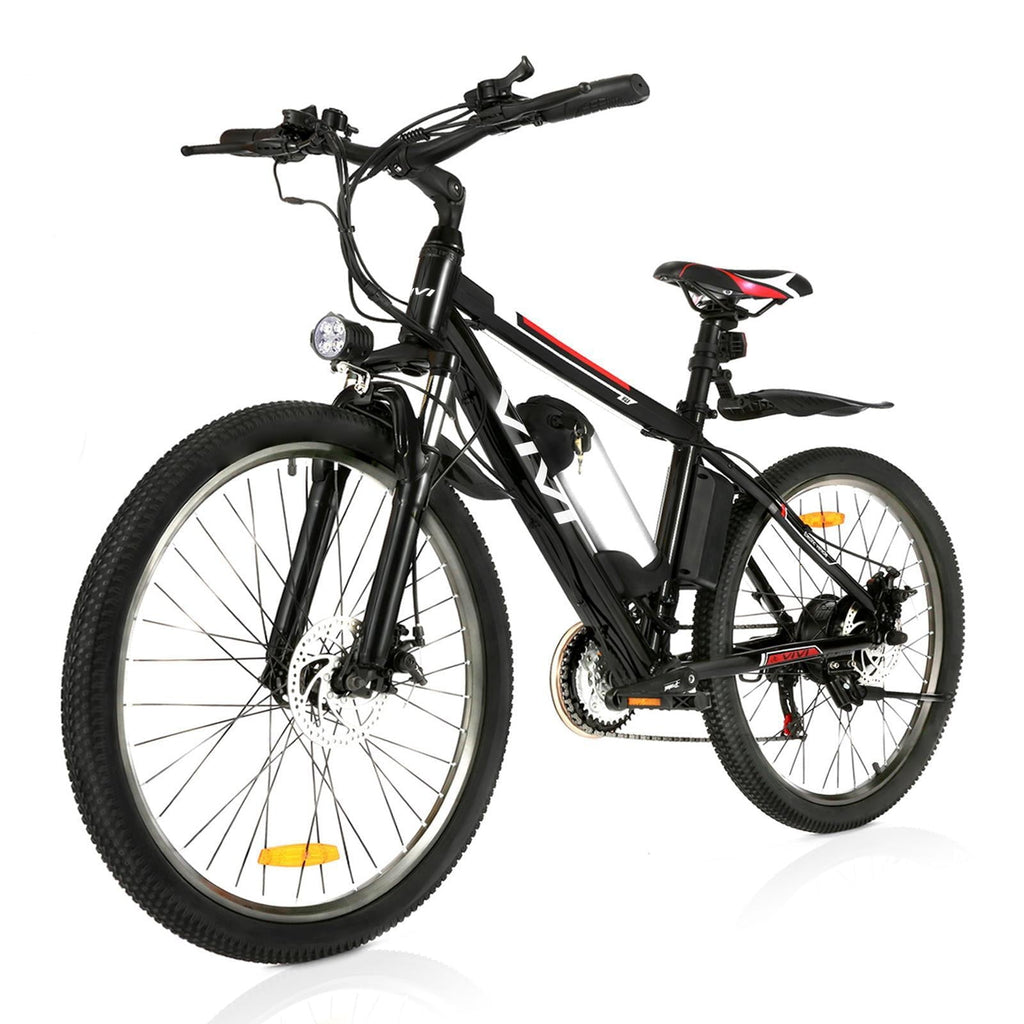 Vivi Electric Bike for Adults 26 Electric Mountain Bike 500W Cruise Control Electric Commuter Bike 21 Speed with Removable 48V Battery