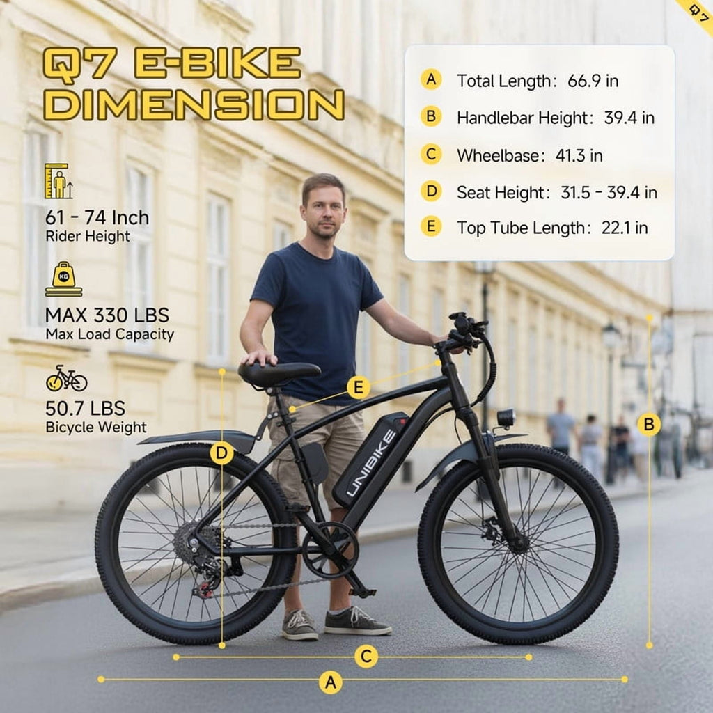 Aairsk 400W Electric Bike, 26'' Mountain Ebike with 36V 10Ah Removable Lithium Battery, Top Speeds 22Mph, Shimano 7-Speed