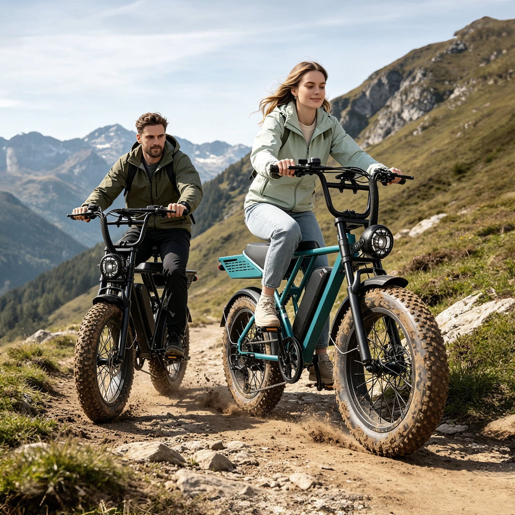 YareYi Electric Bike for Adults 38MPH, 3000W Peak E-Mountain Bicycle, 20 Fat Tire E-Bike, 52V 20Ah Removable Battery UL2849
