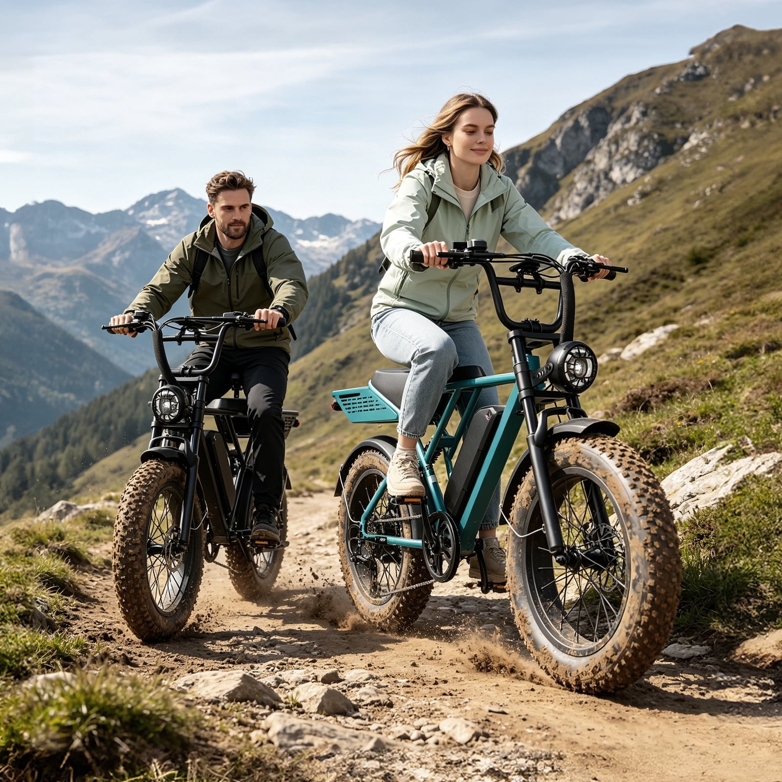YareYi Electric Bike for Adults 38MPH, 3000W Peak E-Mountain Bicycle, 20 Fat Tire E-Bike, 52V 20Ah Removable Battery UL2849