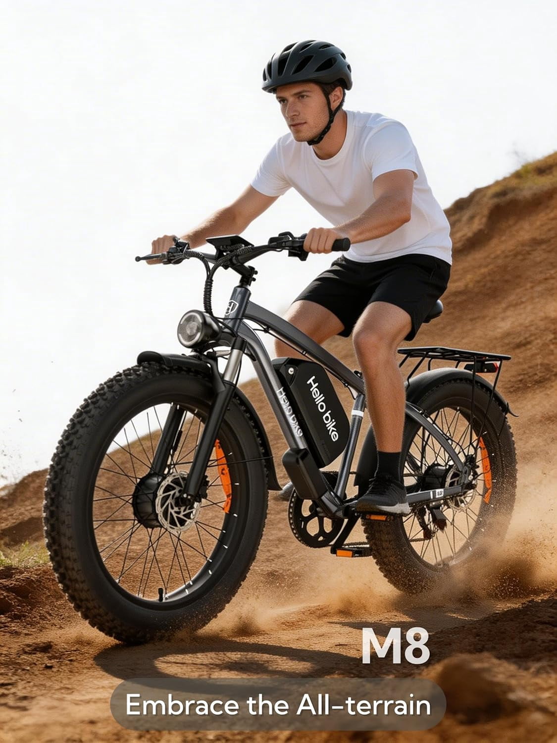5000W Electric Bike for Adults, 52V 25Ah Max 45 mph 100 Miles, 26 Fat Tires City Commuting Ebike 7 Speed for Off-Road Mountain Riding UL 2849