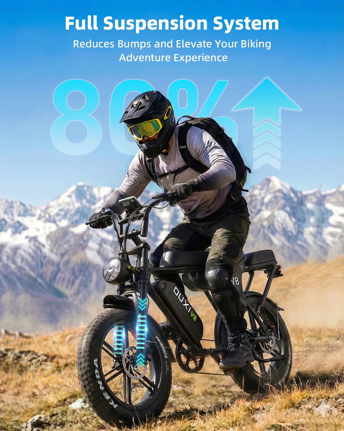 VTOKW Electric Bike for Adults, 500W Electric Bicycles with 36V 10.4Ah Battery, 16 Fat Tire Ebike, 20MPH E-Bike, E Bike for Adults UL2849