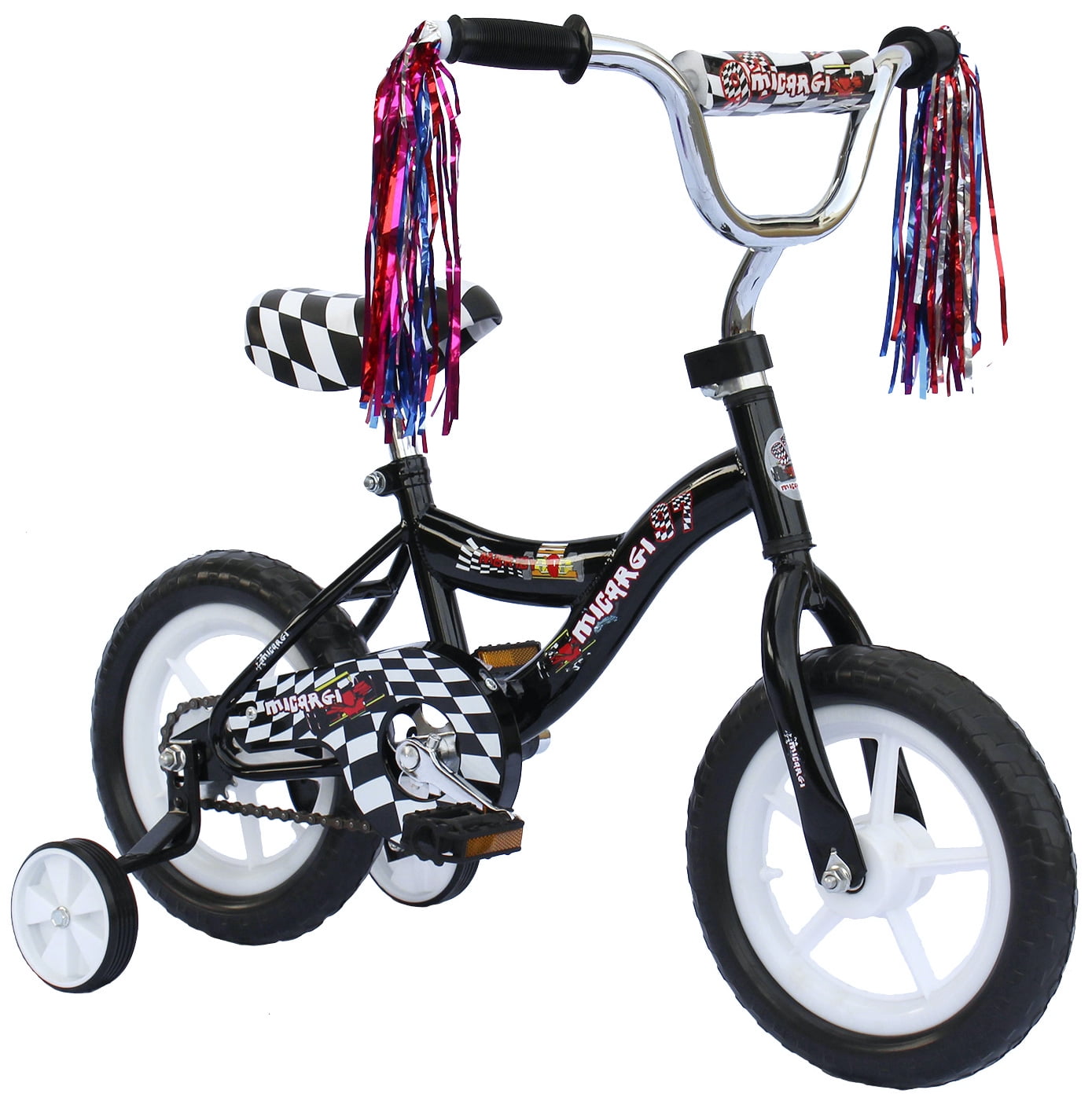 USToyOutlet 12 Kid's Beginner Bicycle for 2-4 Years Old Boys' and Girls' Bike Foam Tire for Indoor Use No Brake - Pink
