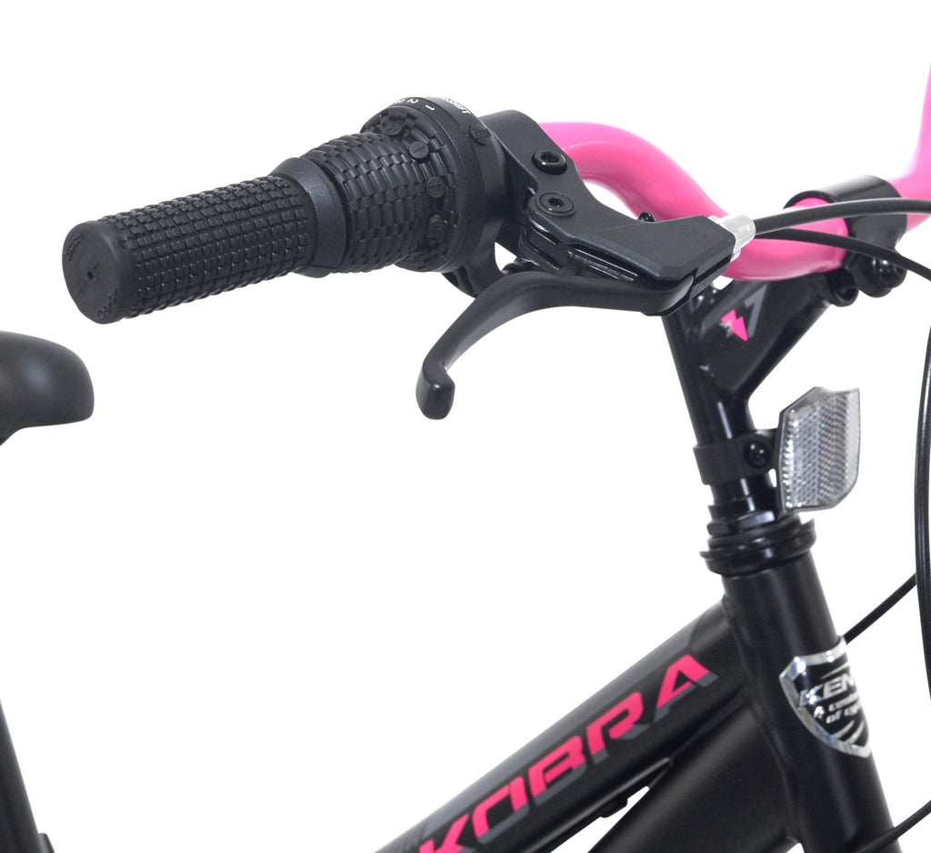 20 Kent Kobra Mountain Bicycle, Fits Rider 4'2 - 5', Black/Pink, Child, Unisex