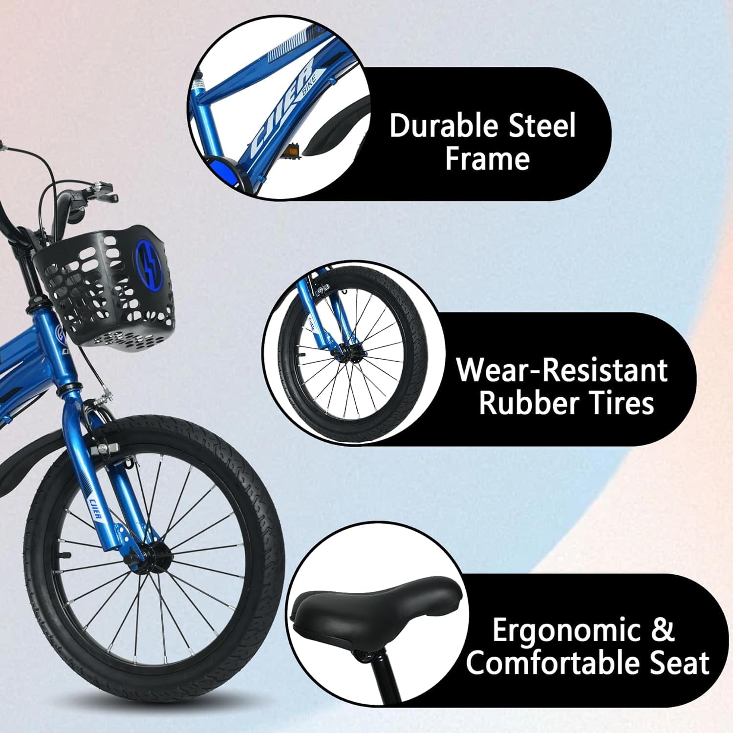 14 Kids Bikes for Girls and Boys, DEYGIA Kids' Bicycles with Training Wheels, Ages 3-5 Years