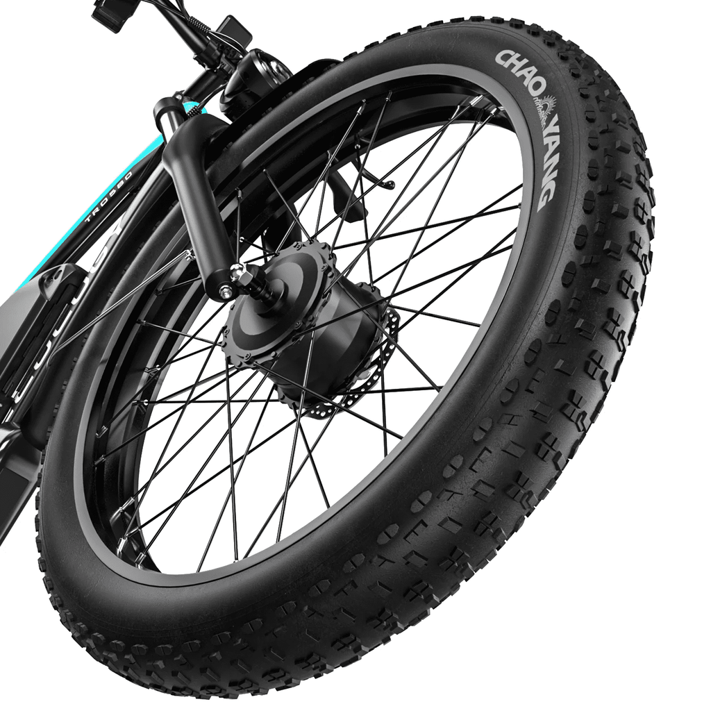 26 Fat Tire Electric Bike 6000W 52V 32Ah Electric Biycles 7Speed Hydraulic Brake