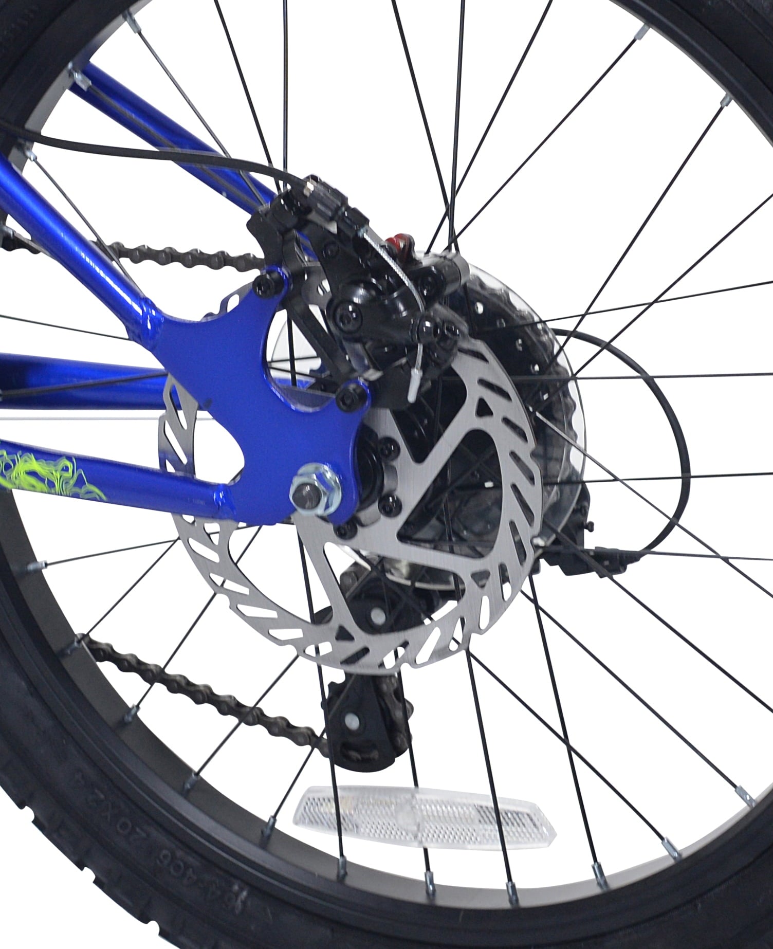 20 Ozark Trail Mountain Bicycle, 7 Speed, Fits Riders 3'11-4'4, Child, Unisex, Blue