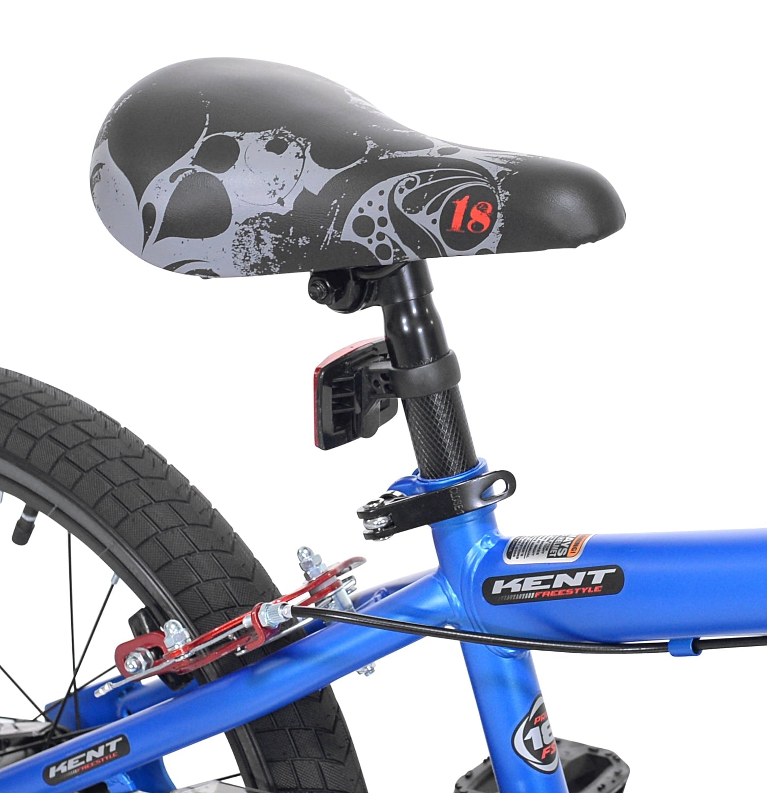 18 Kent Bicycle Abyss Boy's Freestyle BMX Child Bicycle, Blue